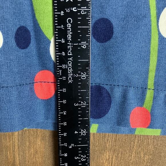 Boden Womens Skirt Blue Floral 100% Cotton Pull On Side Zip 6 Long - Picture 7 of 10